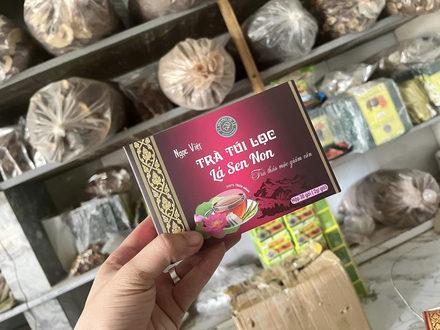 Trà túi lọc lá sen non
