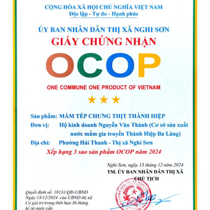 3 CHAI MẮM TÉP ĐẶC BIỆT BA LÀNG THÀNH HIỆP( 500G NHỰA PET)