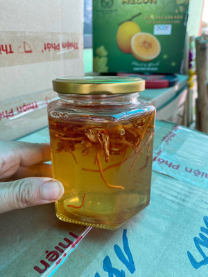 Mật ong ngâm hoa đu đủ đực 