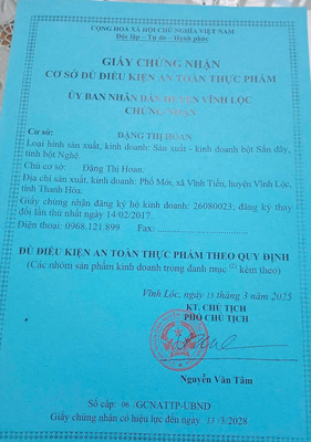 Tinh bột nghệ mật ong Hoan Sáu
