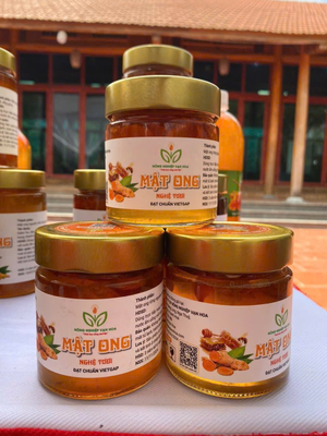 Mật ong nghệ tươi- Hũ thủy tinh 200ml