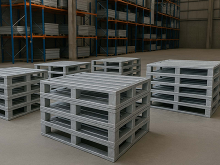 Pallet Sắt (Pallet Thép): Giải Pháp Lưu Trữ Tải Trọng Nặng Cho Kho Hiện Đại