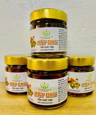Mật ong tam thất tươi – Hũ thuỷ tinh 200ml