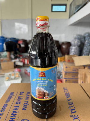 NƯỚC MẮM CỐT CÁ CƠM BA LÀNG THÀNH HIỆP Ủ 2 NĂM