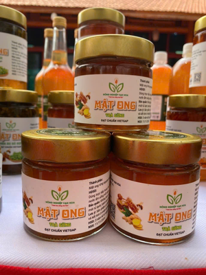 Mật ong trà gừng – Hũ thủy tinh 200ml