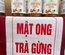 Mật ong trà gừng – Hũ thủy tinh 400ml