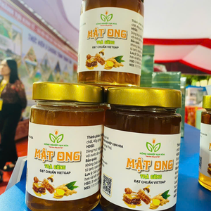 Mật ong trà gừng – Hũ thủy tinh 400ml