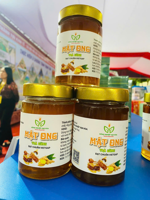 Mật ong trà gừng – Hũ thủy tinh 400ml