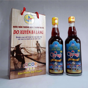 Nước mắm Thượng Hạng Tác Huy chai thủy tinh 500ml chuẩn vị truyền thống